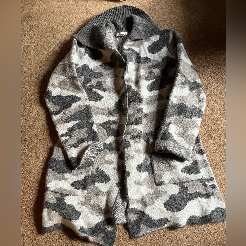 Camo Cardigan